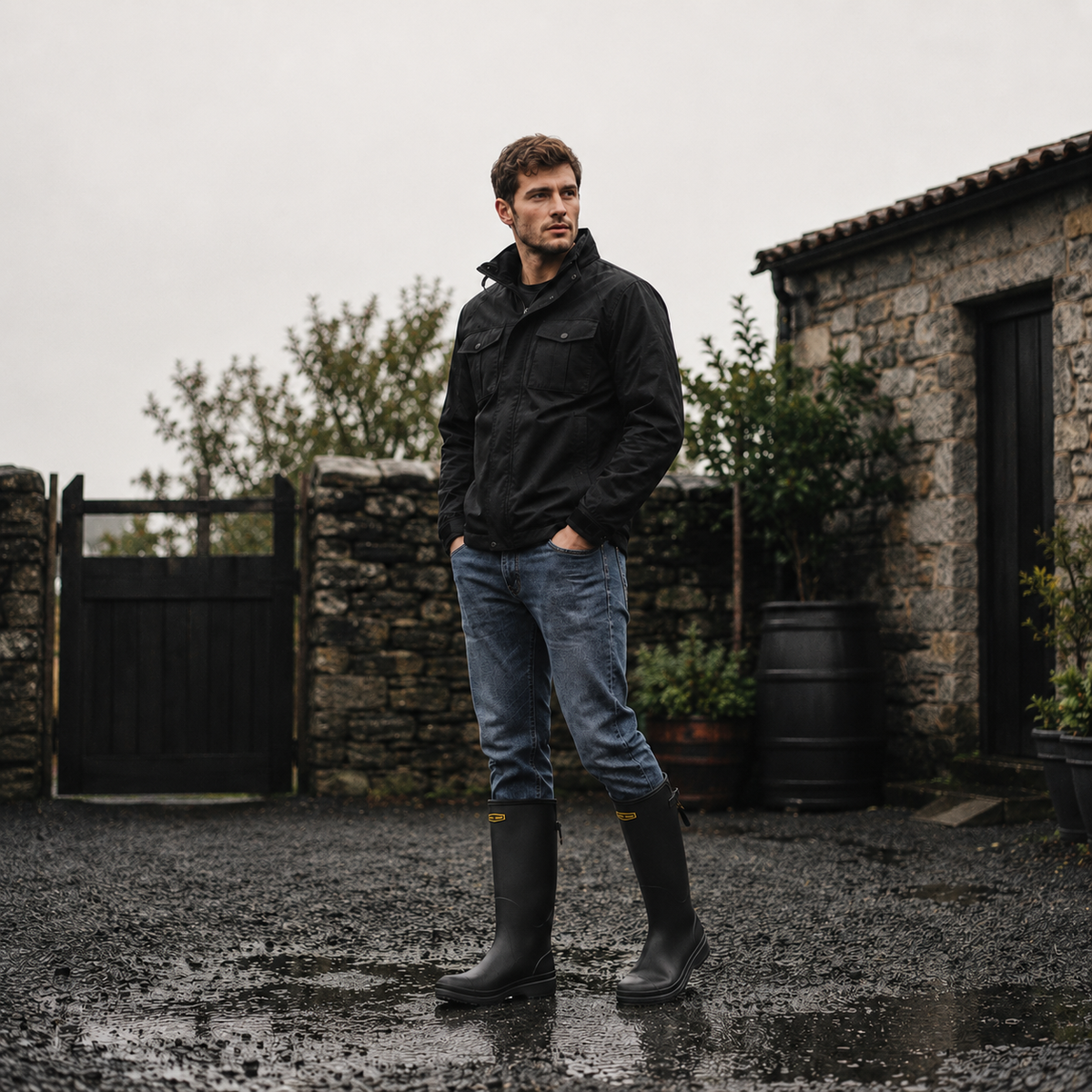 Camp Basel | RainVale Kniehohe Stiefel