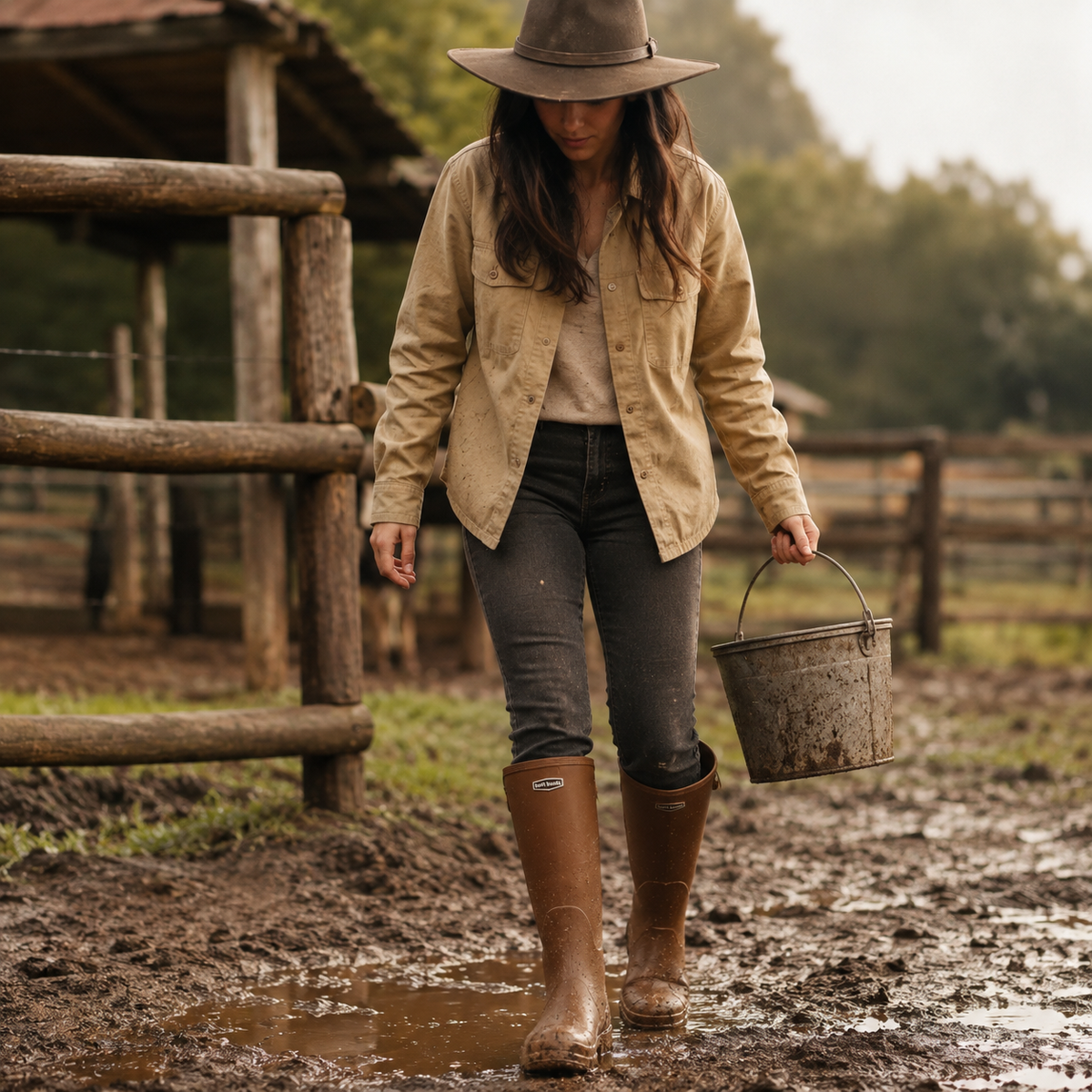 Camp Basel | RainVale Kniehohe Stiefel