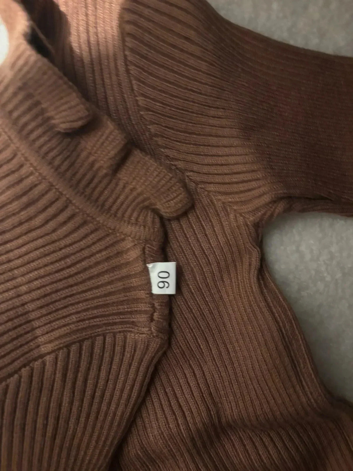Kinder Rippstrick-Pullover mit Rollkragen Baumwolle warm Kleinkin