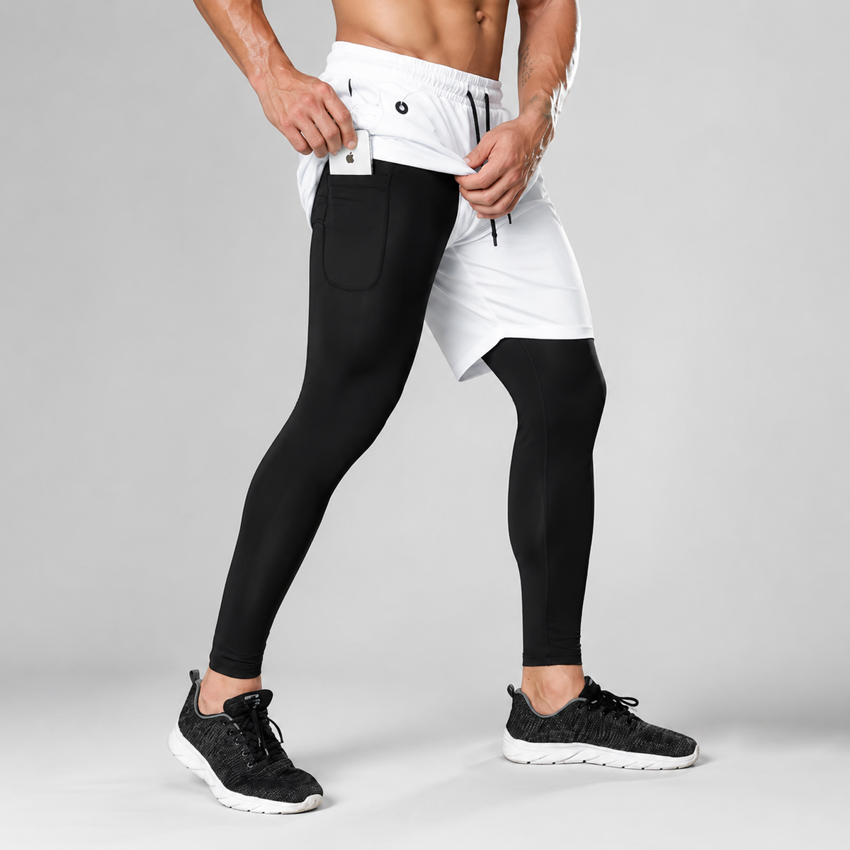 Camp Basel | RunVanta Trainingsleggings mit Shorts