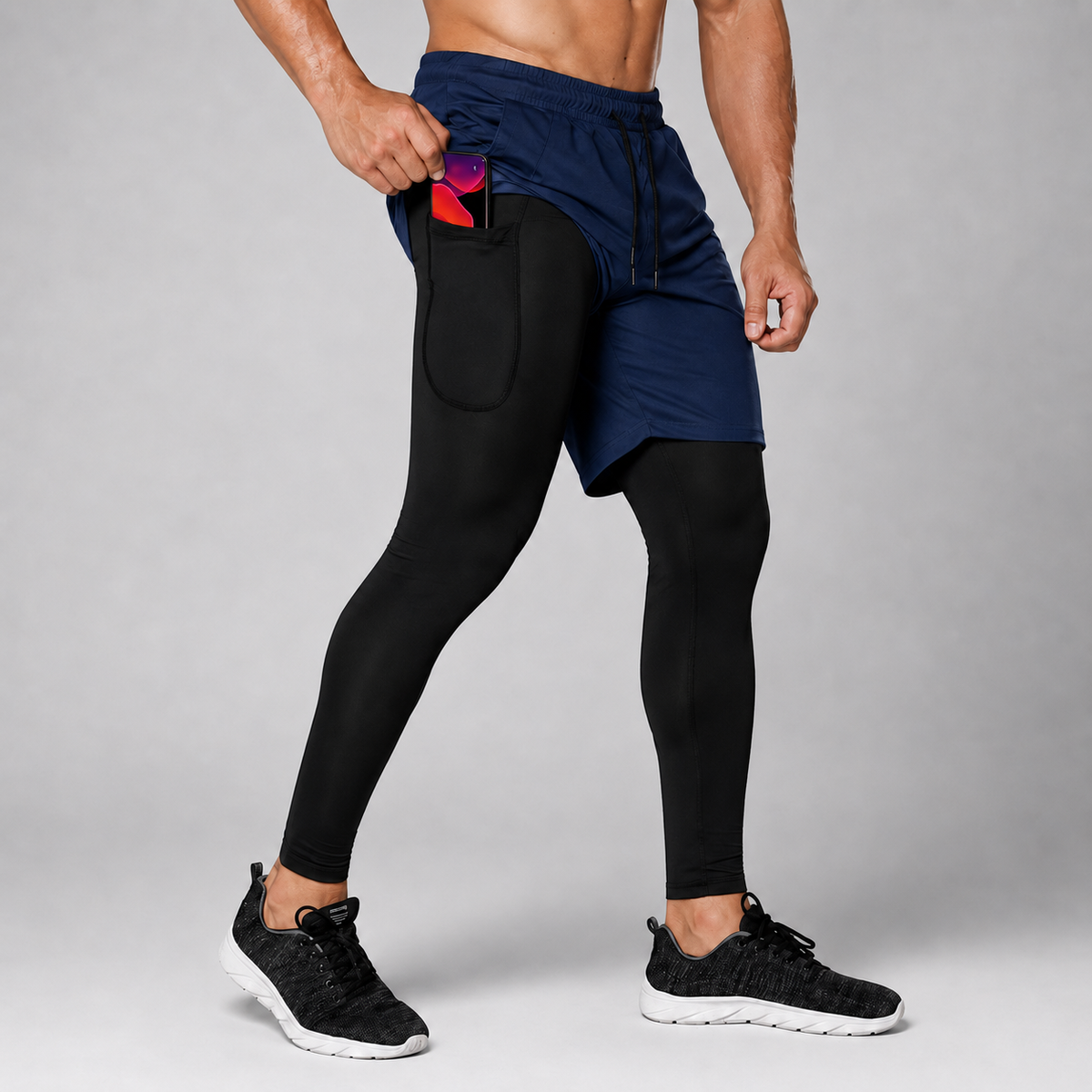 Camp Basel | RunVanta Trainingsleggings mit Shorts