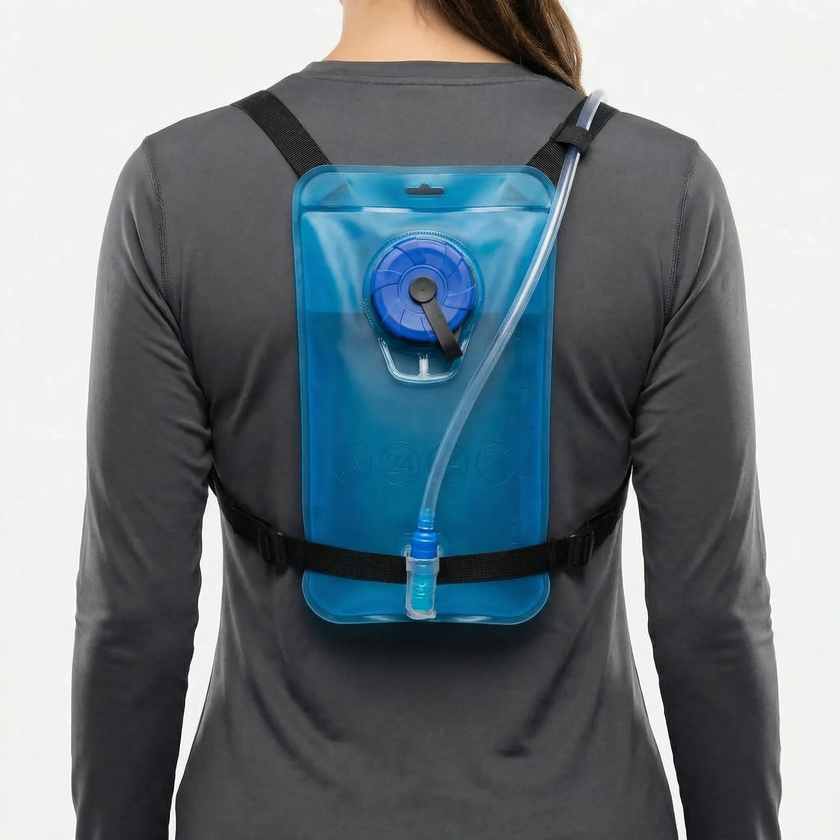 Lauf-Hydrationsweste leichtgewichtig atmungsaktiv verstellbar unisex