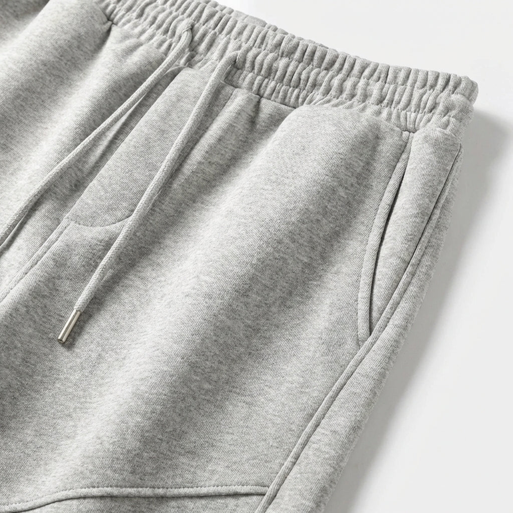 Athletik-Shorts lockere Passform Kordelzugs-Taille mittlere Länge