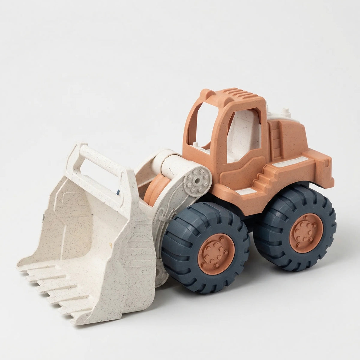 Sandspielzeug-Set für Kinder mit Bagger, Kran und Meerestier-Förmchen