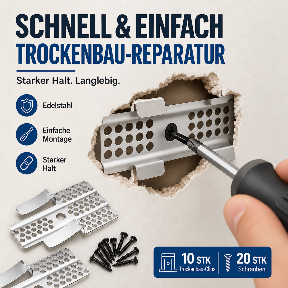 Camp Basel | Schnelle Wandloch-Reparatur