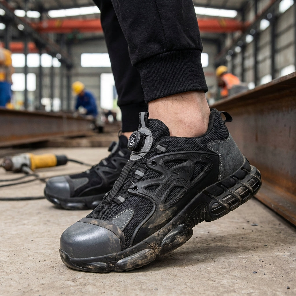Sicherheits-Trainer mit rutschfester Sohle Zehenschutz