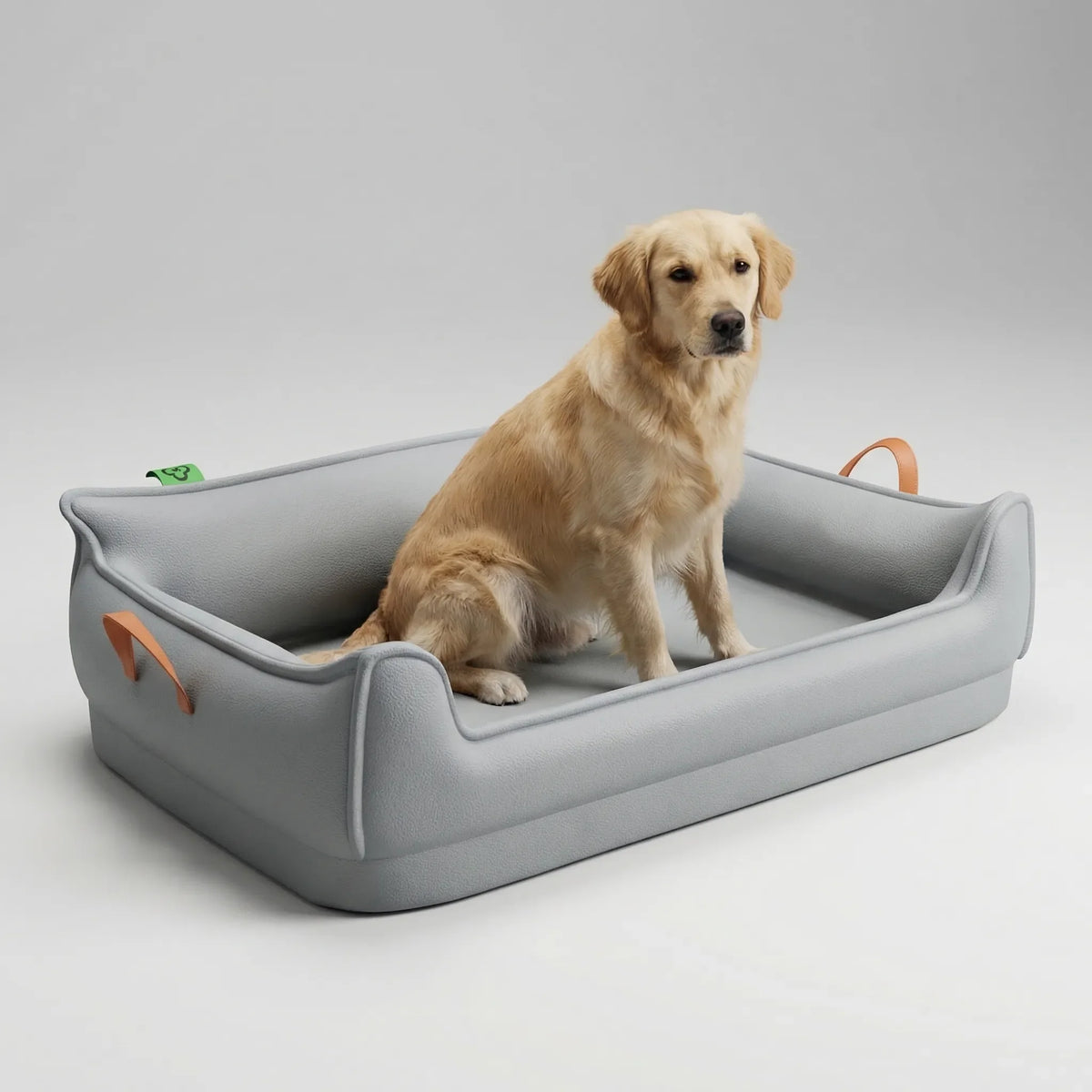 Orthopädisches Hundebett im Sofa-Stil mit abnehmbarem Bezug und rutschfester Unterseite