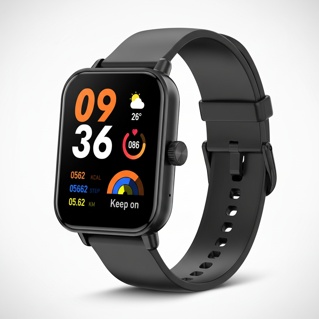 Smartwatch mit Sprachfunktion und grossem Touchscreen Display