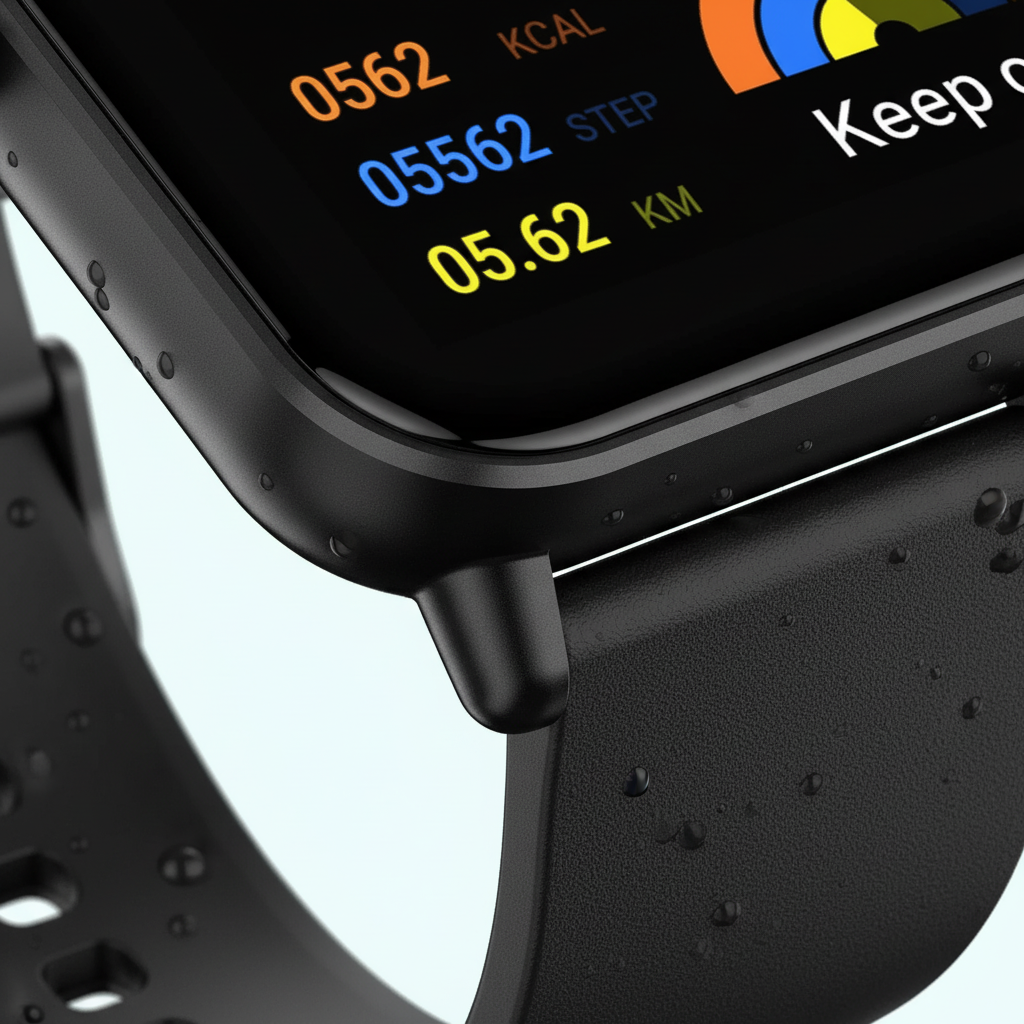 Smartwatch mit Sprachfunktion und grossem Touchscreen Display