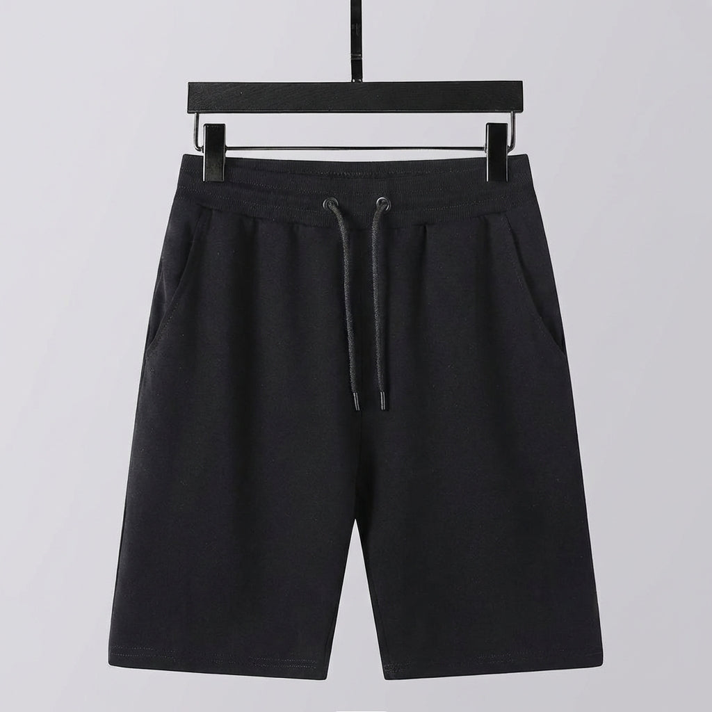 Herren-Shorts lockerer Schnitt mit tiefem Bund und Seitentaschen