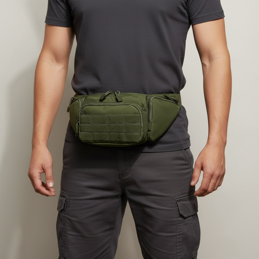 Taktische Gürteltasche wasserdicht Oxford-Stoff mit MOLLE-System