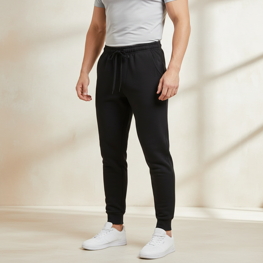 Herren Jogginghosen atmungsaktiv mit elastischem Bund und Knöchelbündchen