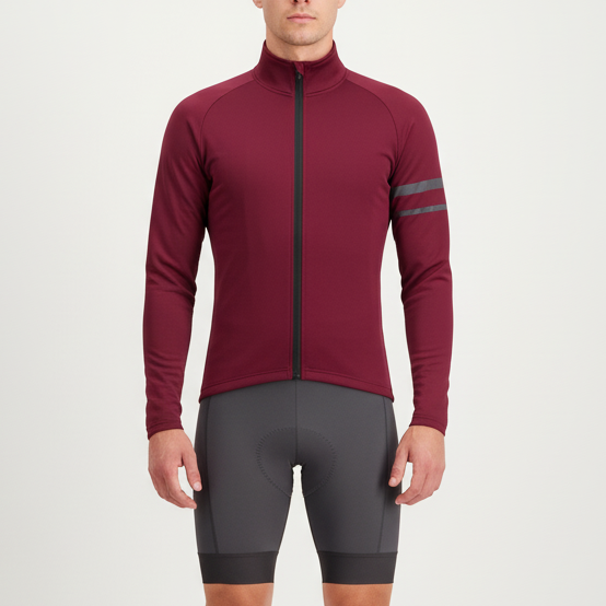 Isolierte Langarm-Radjacke Herren windbeständig warm reflektierend