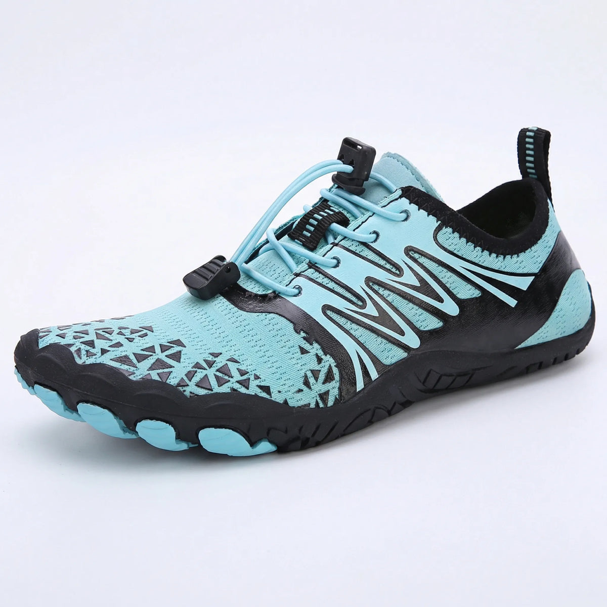 Blaue Barfuss-Wasserschuhe schnelltrocknend für Schwimmen und Outdoor-Aktivitäten
