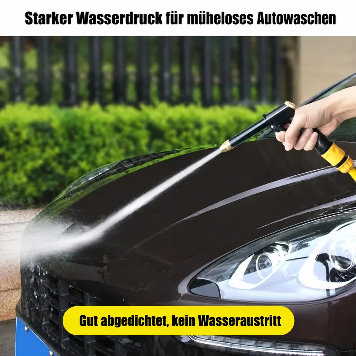 Camp Basel | Tragbare Hochdruck-Wasserschlauch-Düse Spray