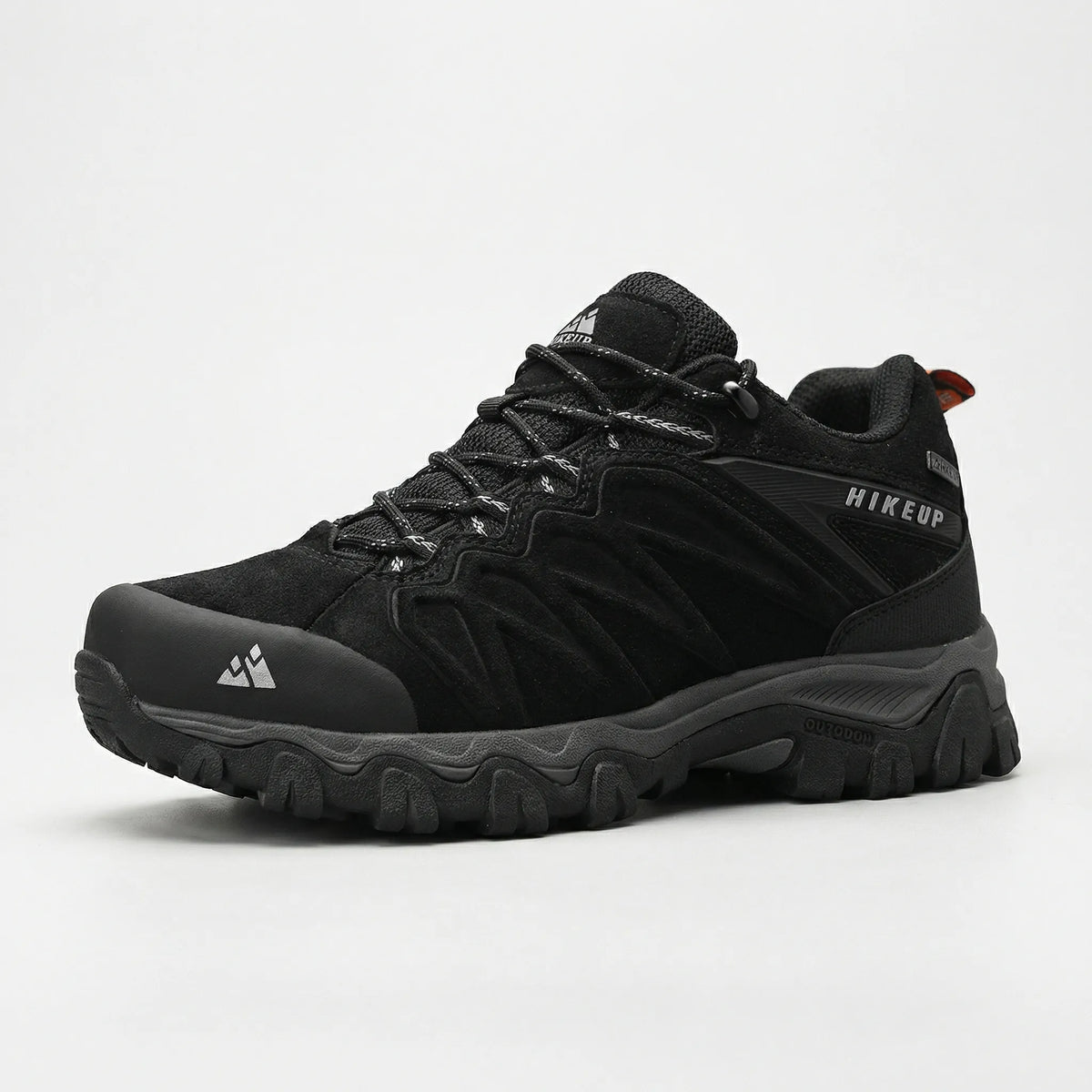 Herren-Wanderschuhe Schnürverschluss griffige Sohle Outdoor Trekking