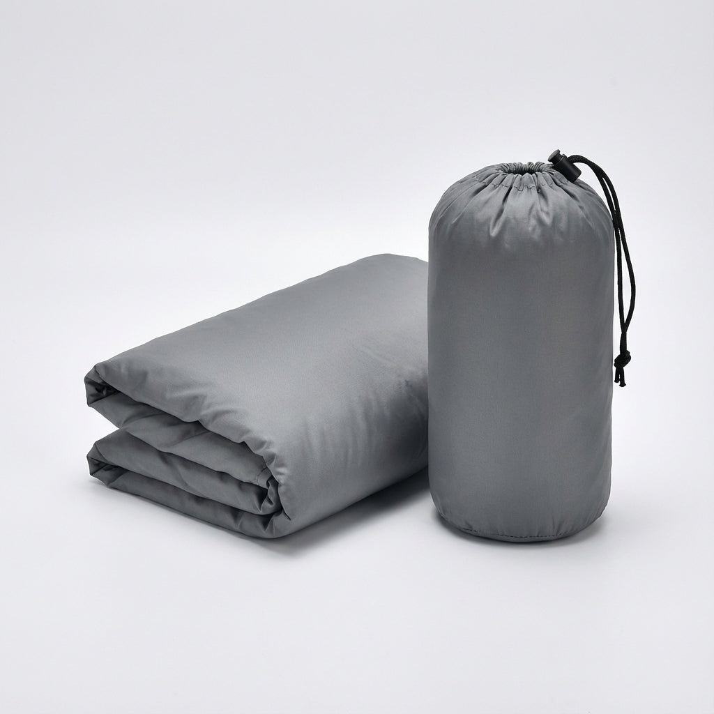 Ultraleichter Mumien-Innenschlafsack hygienisch warm packbar