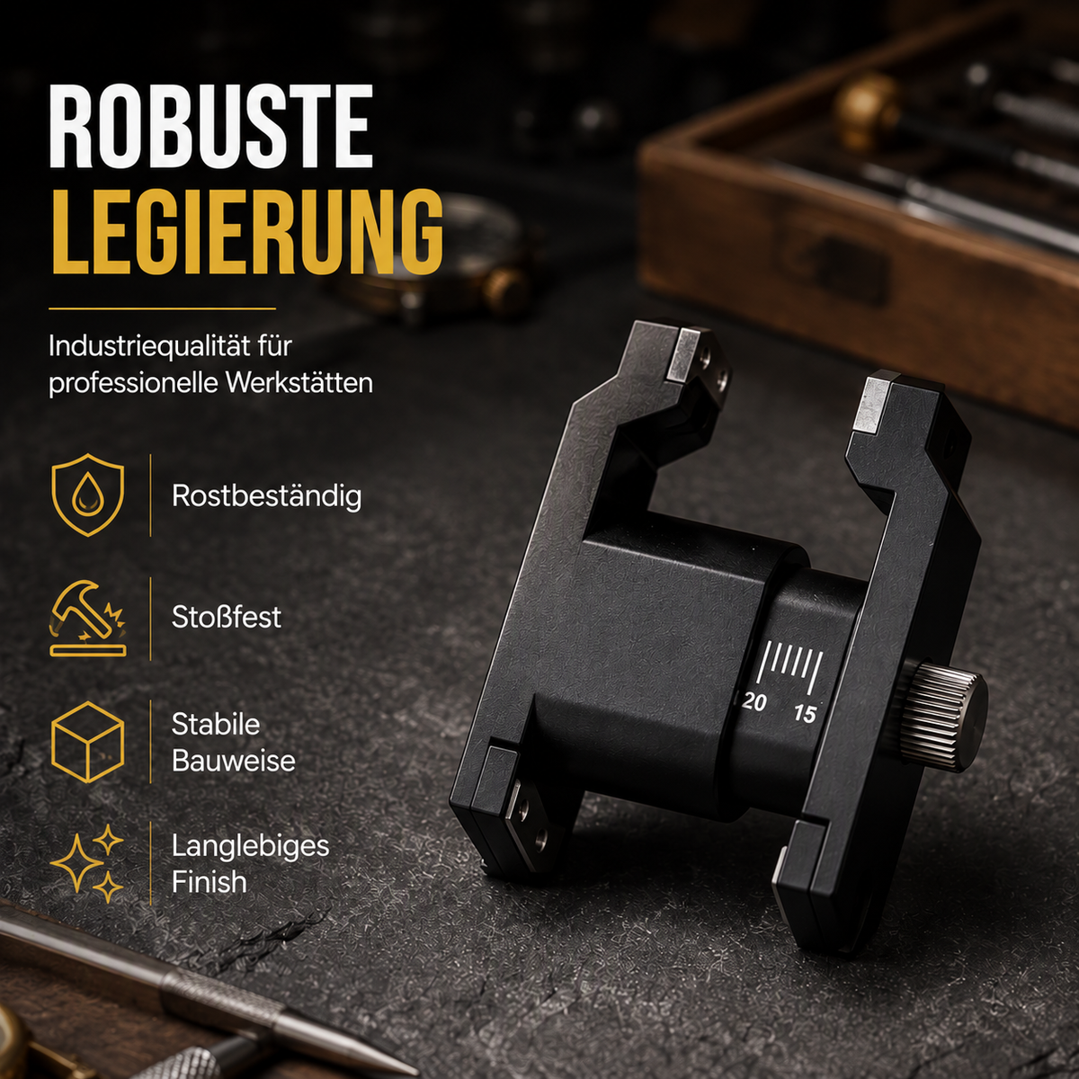 Camp Basel | Uhrenreparaturwerkzeug V-förmige Federstegzange und Pinzetten-Set zur Armbandentfernung