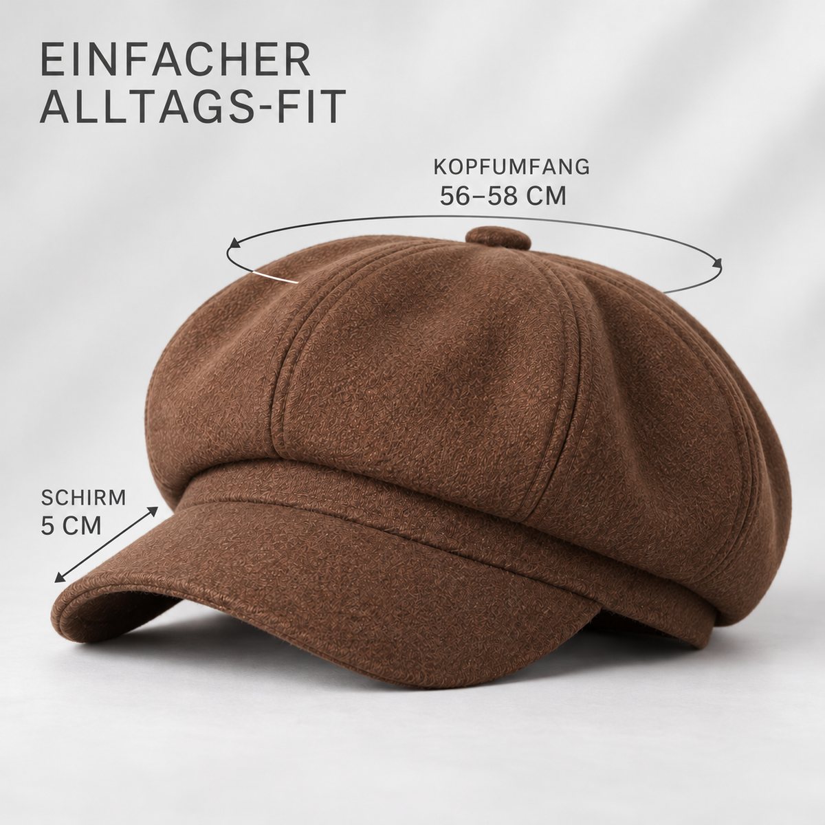 Camp Basel | VelaMütze Klassische Einfarbige Baskenmütze