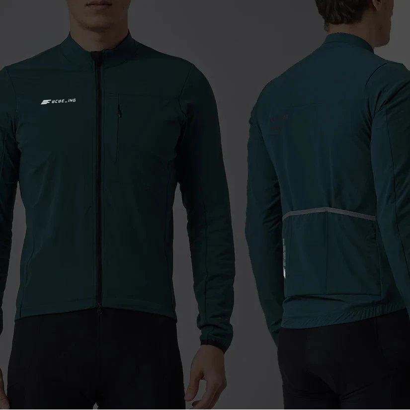 Langarm-Radjacke winddicht warm atmungsaktiv Herren