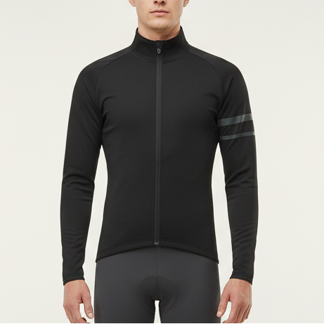 Herren Fahrradjacke thermisch winddicht Slim Fit