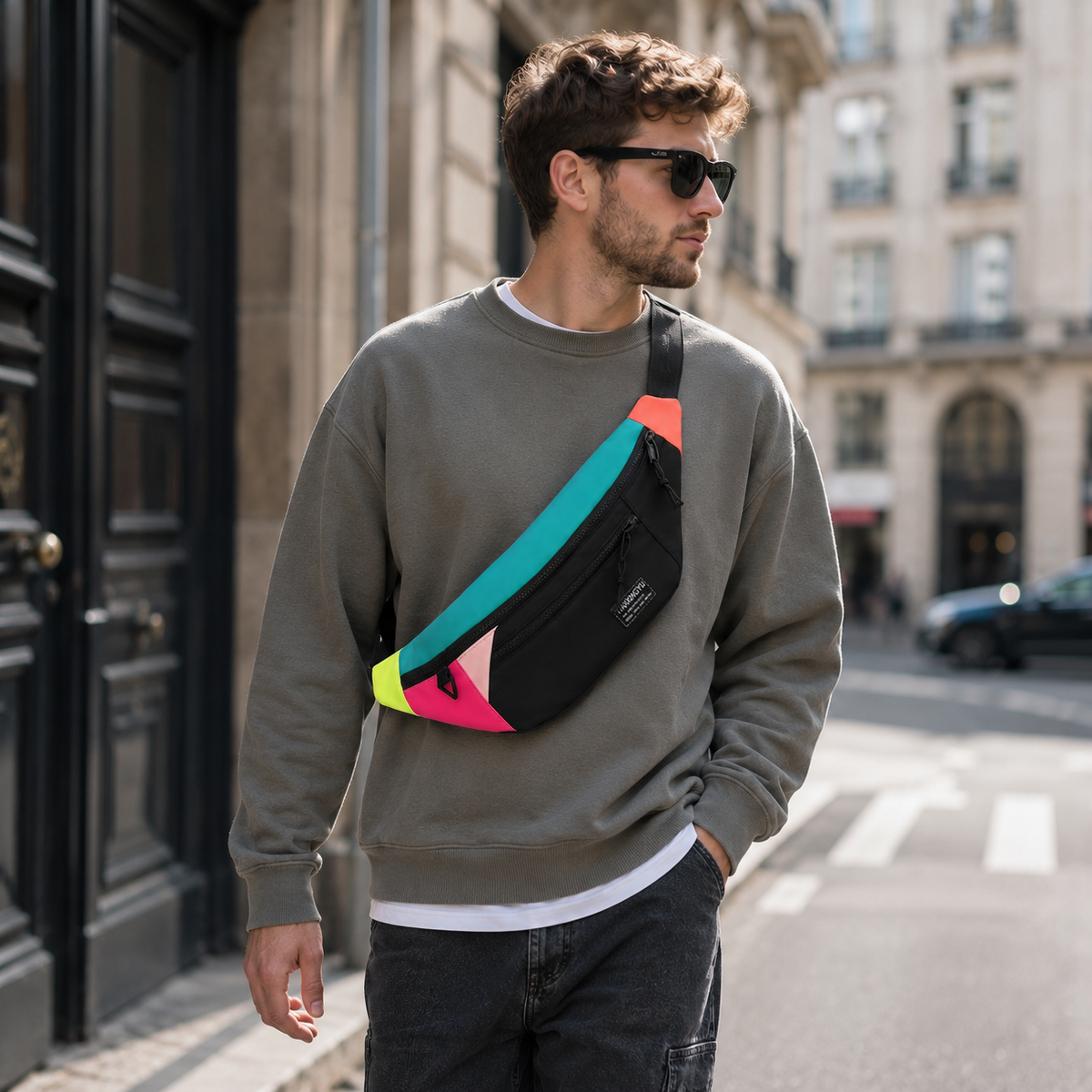 Camp Basel | Veltroxa Lässige Nylon-Crossbody-Tasche