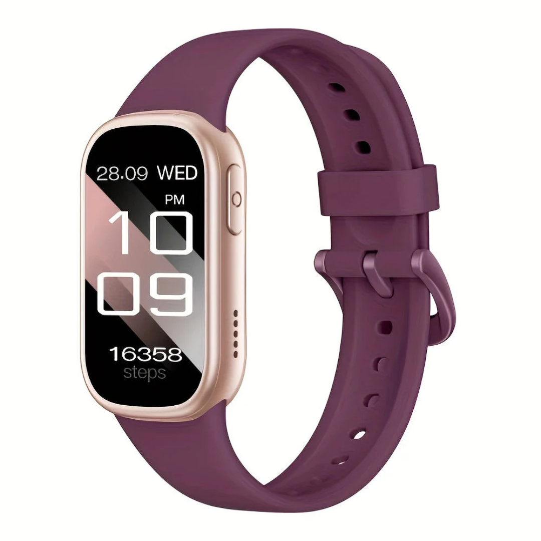 Wasserdichte Smartwatch mit Fitness-Tracker und langem Akku
