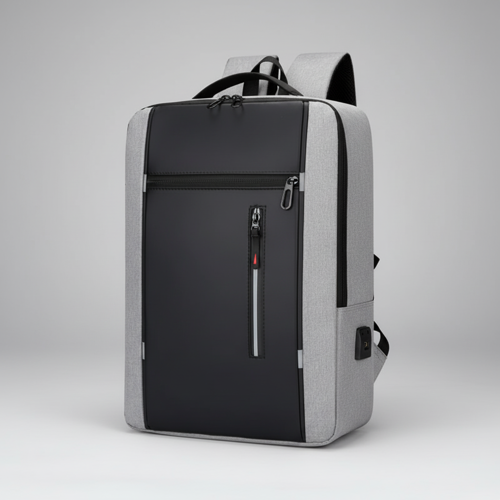 Wasserdichter Business-Rucksack mit Laptopfach und USB-Port