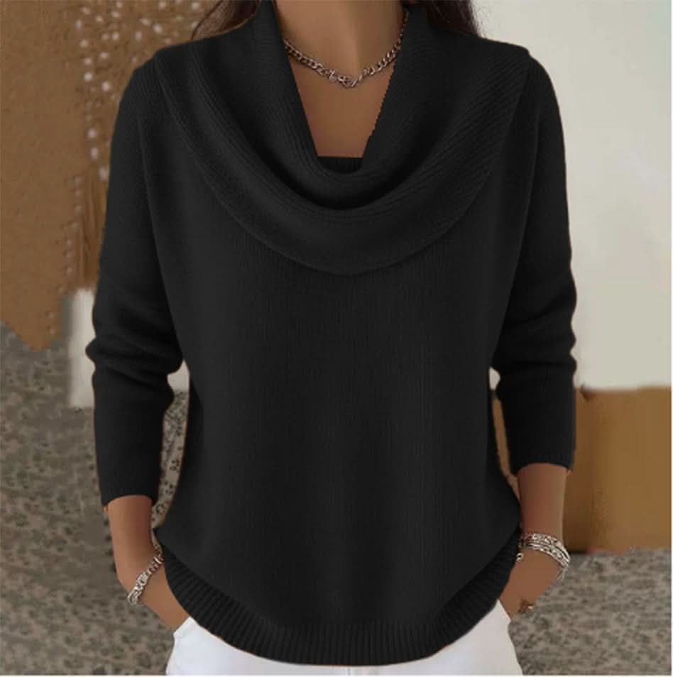 Damen Pullover mit Rollkragen in Relaxed-Passform aus Strick