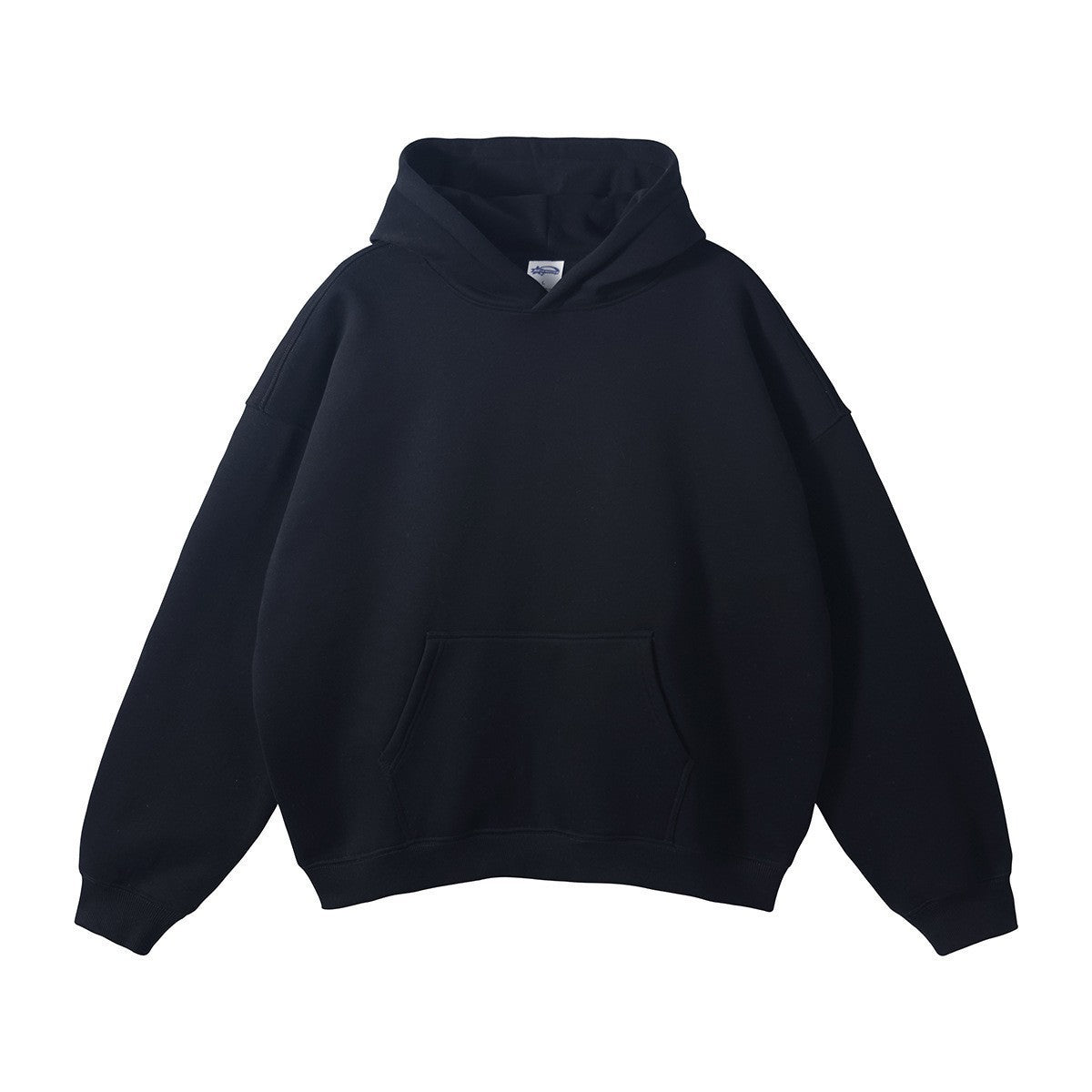Unisex-Kapuzensweatshirt aus Bio-Baumwolle in lockerer Passform, mit Kängurutasche