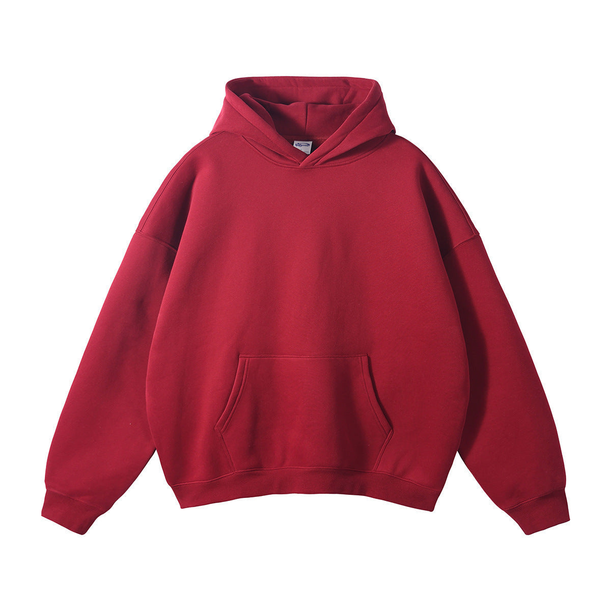 Unisex-Kapuzensweatshirt aus Bio-Baumwolle in lockerer Passform, mit Kängurutasche