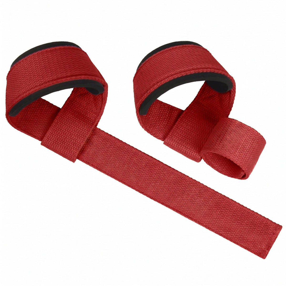 Selbstwickelnde Lifting Straps mit gepolsterten Handgelenkschlaufen, 1 Paar