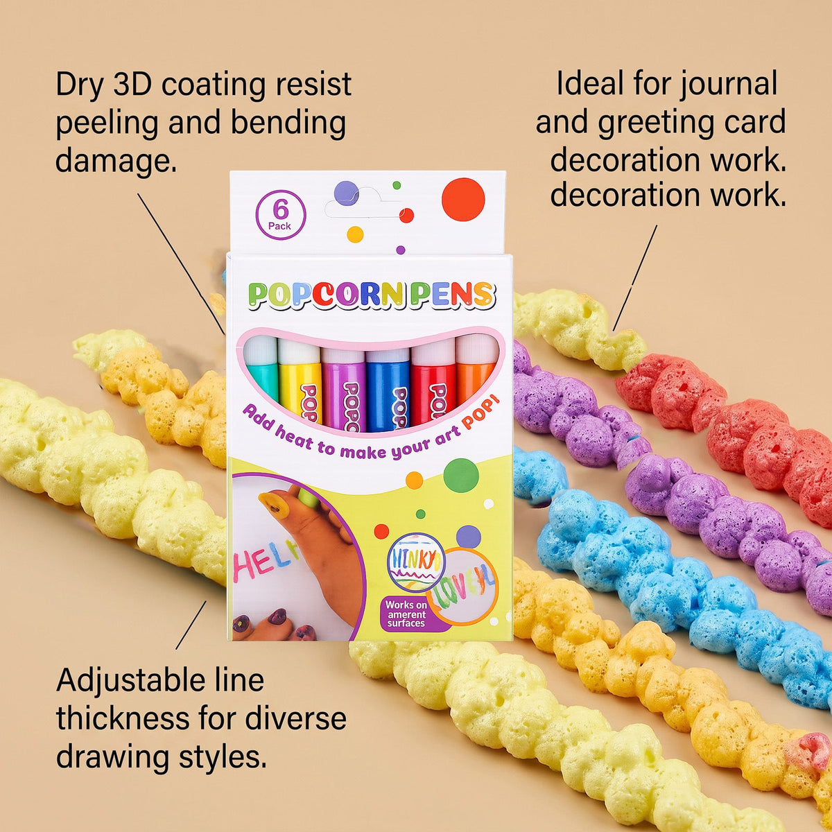 3D-Zeichenstift für Kinder – Verwandle deine Zeichnungen in echte 3D-Figuren!