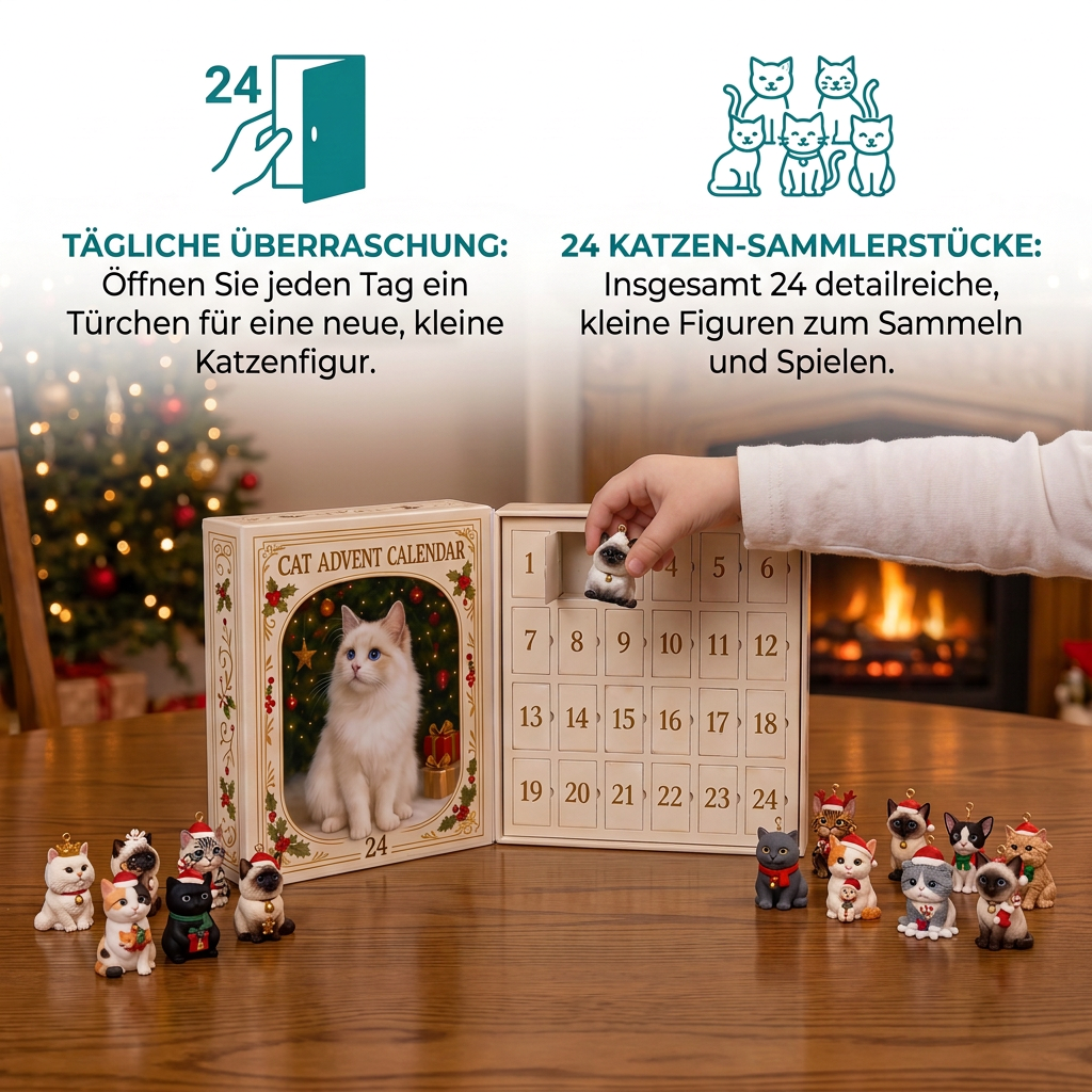 24-Tage Katzen Adventskalender