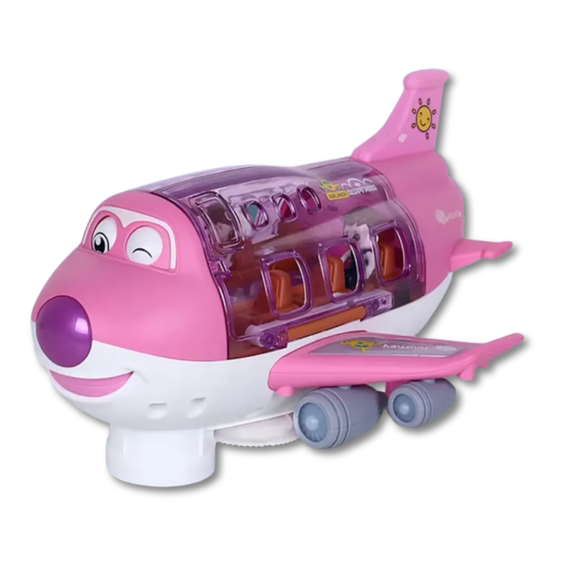 Elektrisches Flugzeug mit Licht, Musik und Hindernisvermeidung