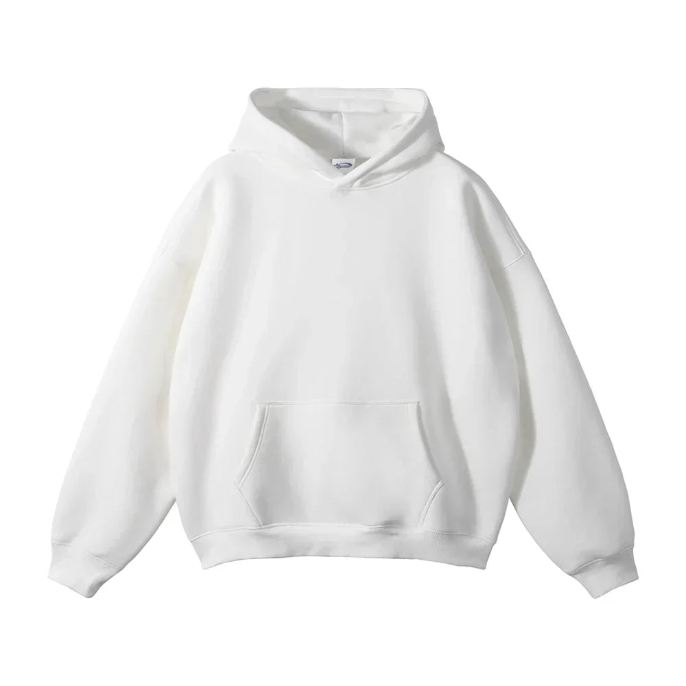 Relaxed Herren-Kapuzenpullover mit Känguru-Tasche