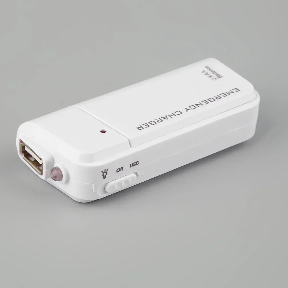 Tragbare Batterie Power Bank | AA Notfall-Ladegerät