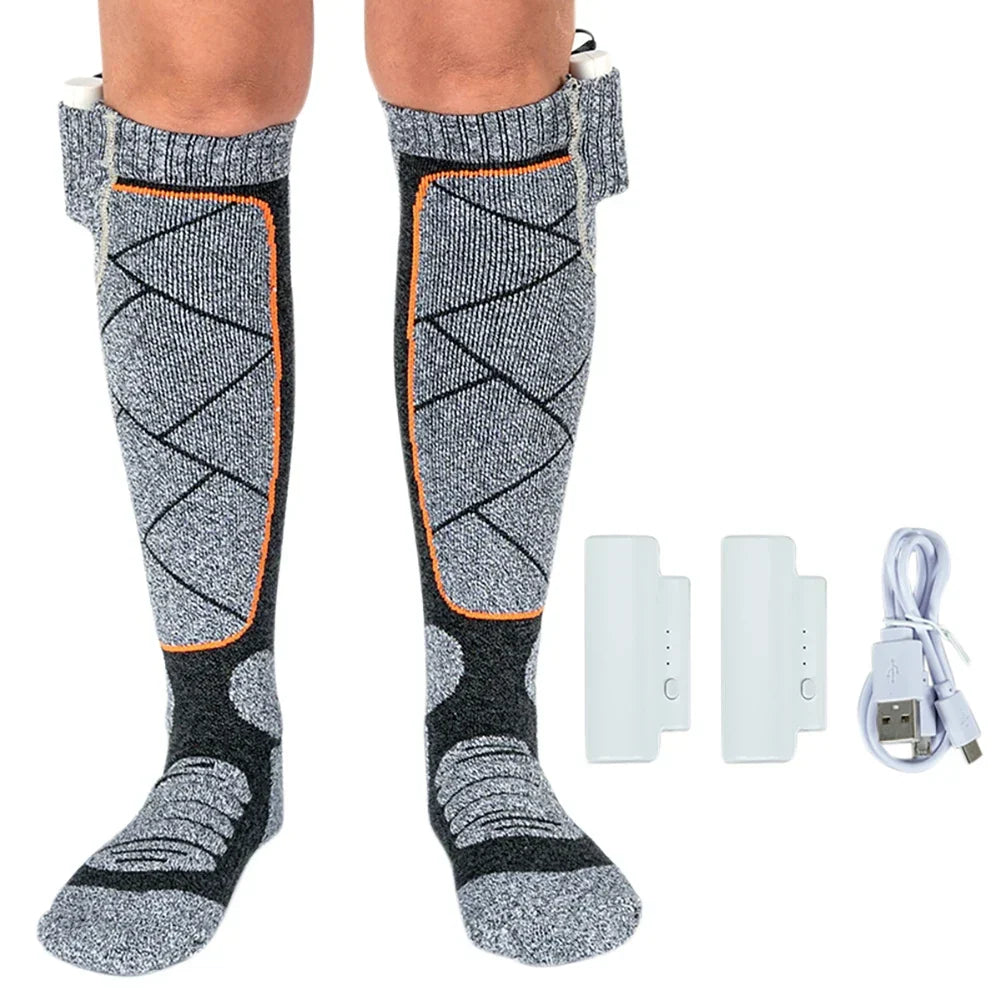 Aufladbare Outdoor-Sport-Ski-Heizsocken
