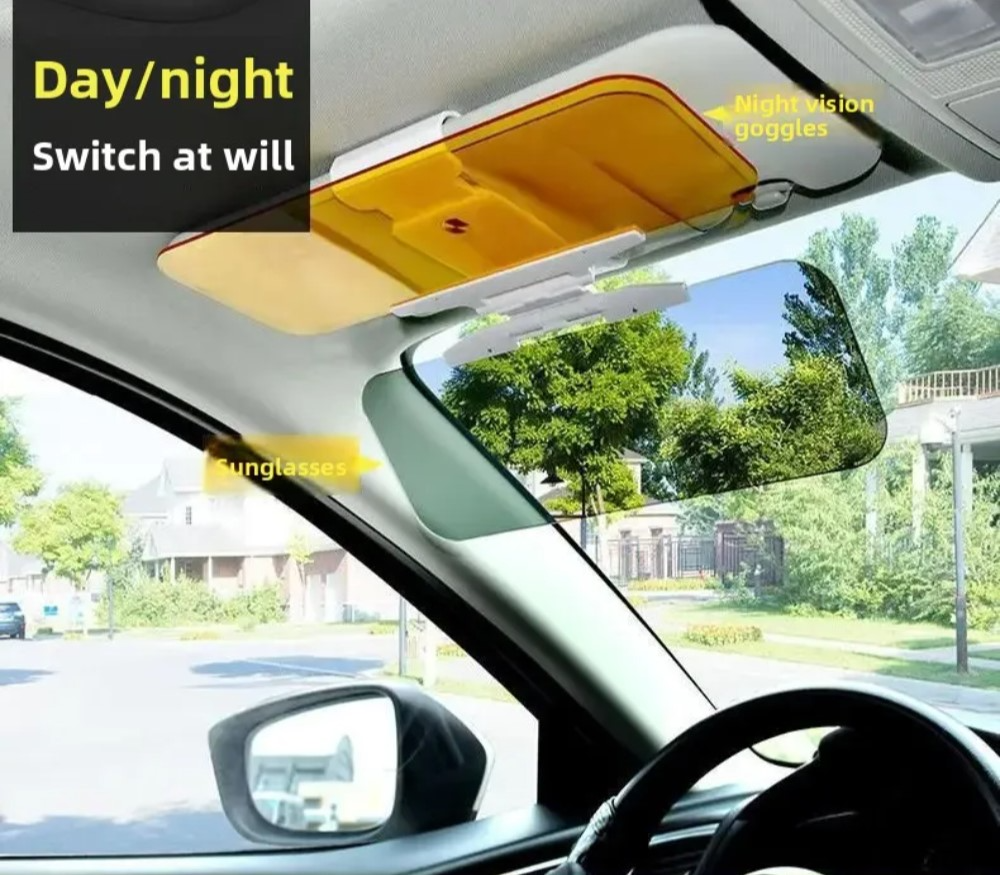 Einfaches Clip-On Anti-Blend-Schild für Sichereres Autofahren