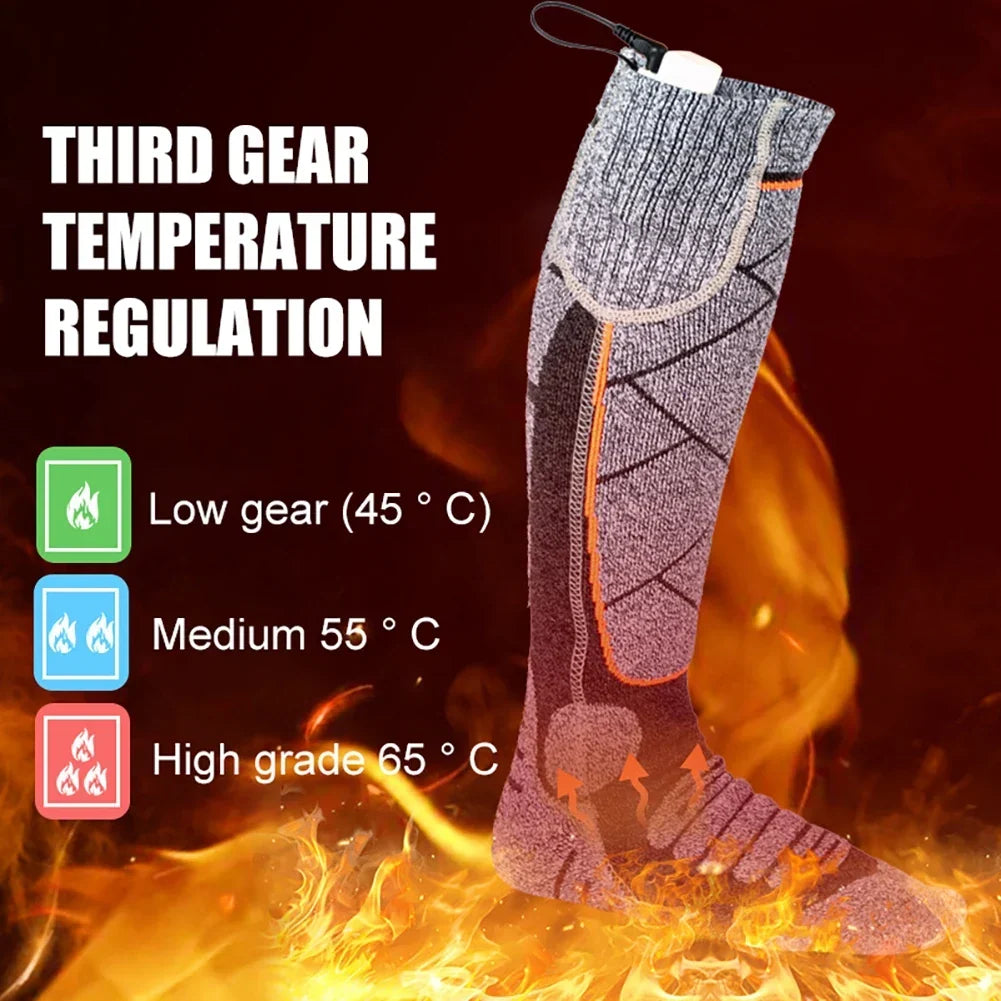 Aufladbare Outdoor-Sport-Ski-Heizsocken