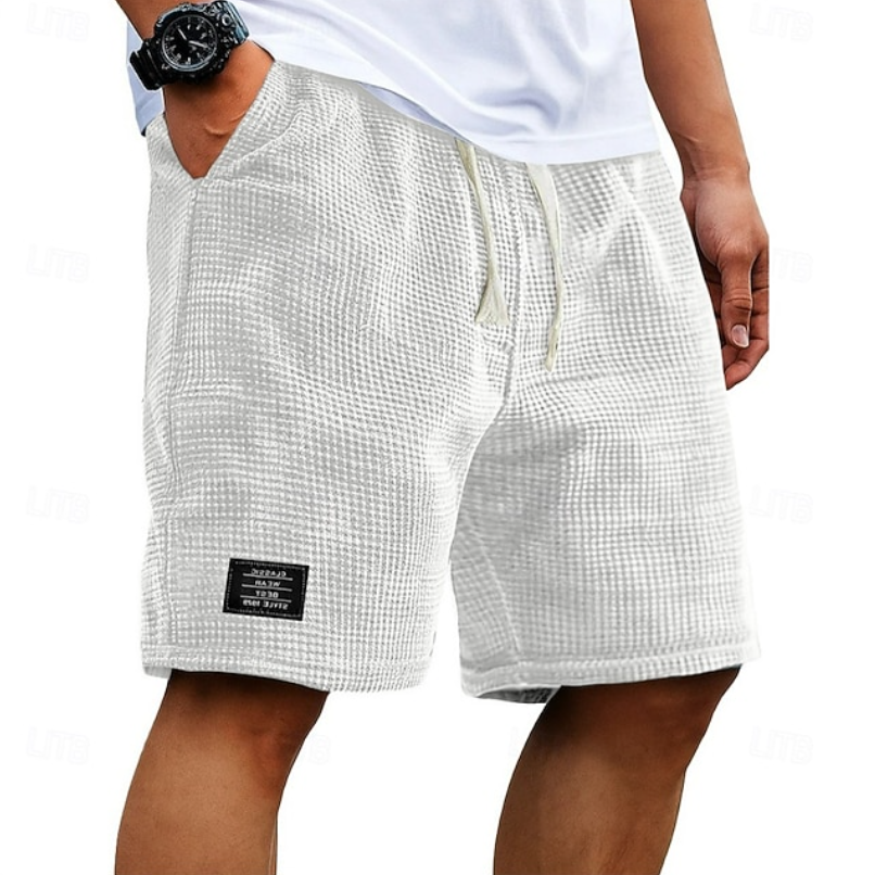 Casual Waffle Sommer-Shorts