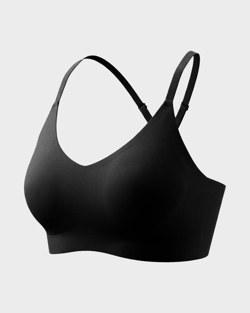 Nahtloses rückenfreies Spitzen-Bralette
