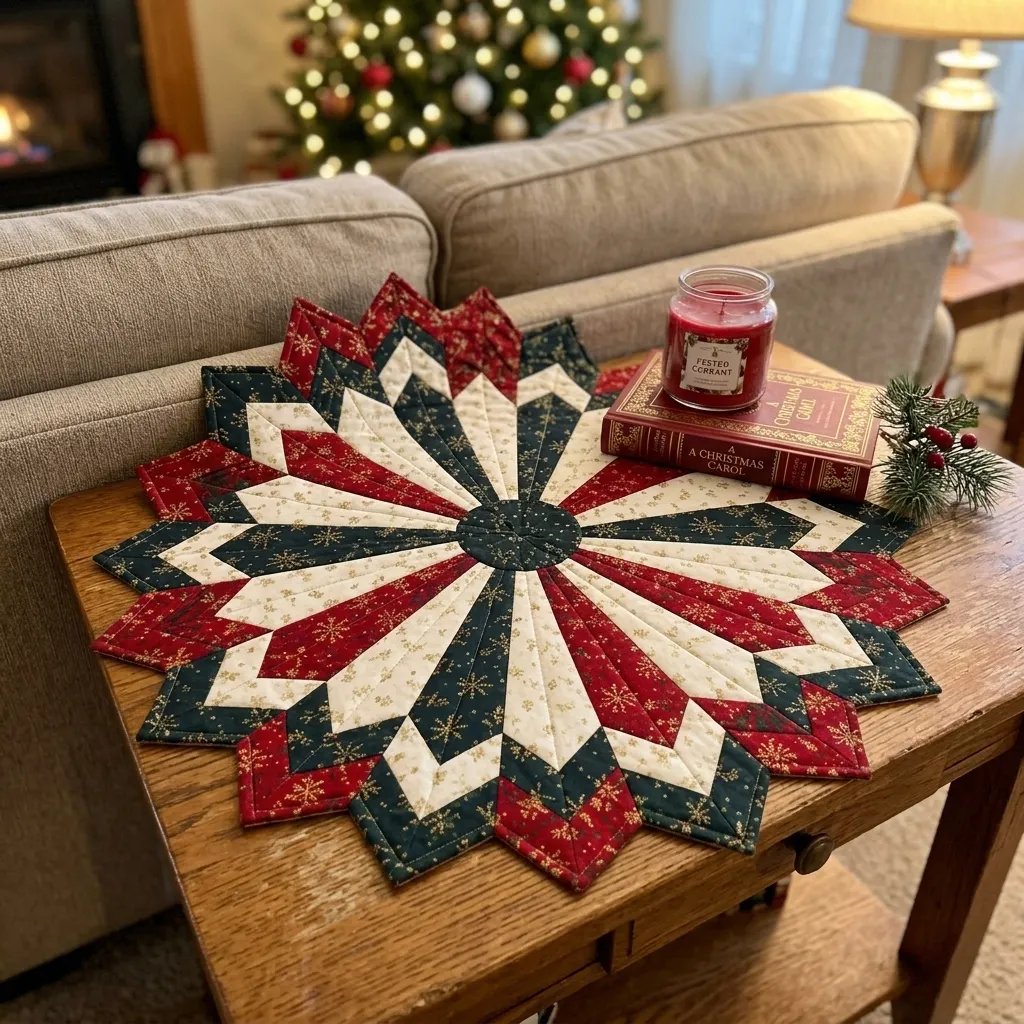 Set Schablonen für Quilting Weihnachtsstern Tischdekorationen