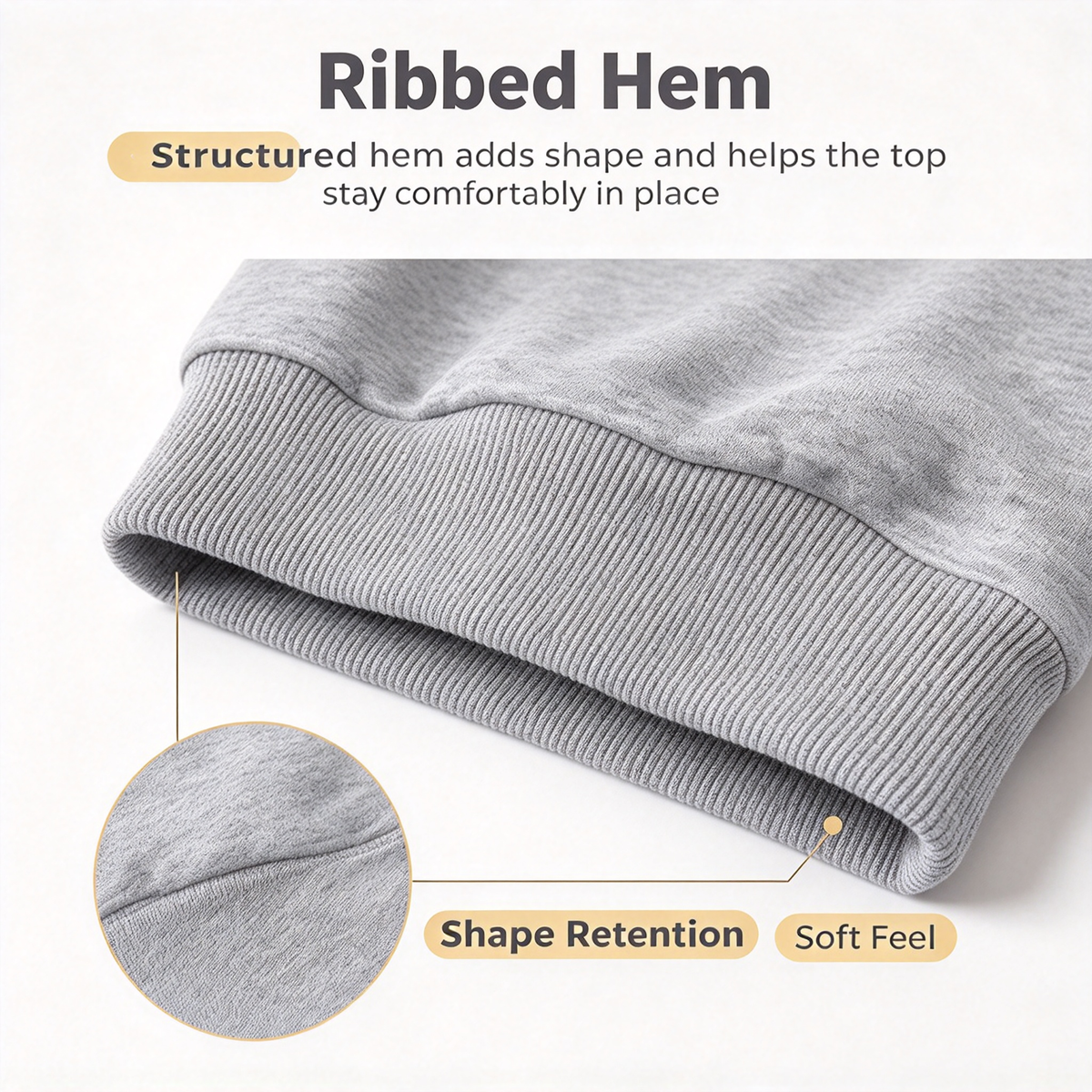 Damen Einfarbiges Sweatshirt mit kleinem V-Ausschnitt für Herbst/Winter
