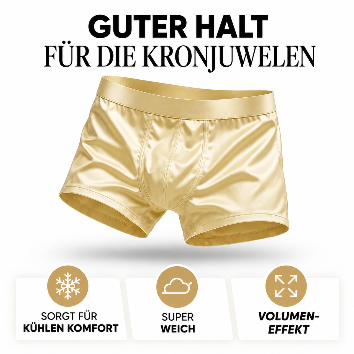 Herren-Boxershorts aus Seide