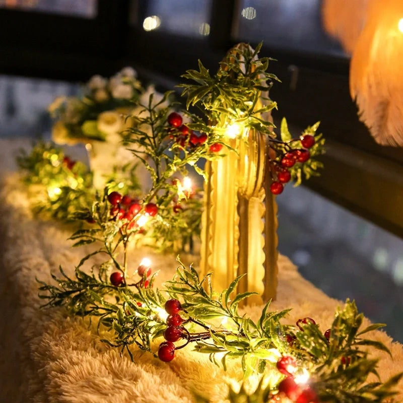 Botanische Girlanden-Lichterkette