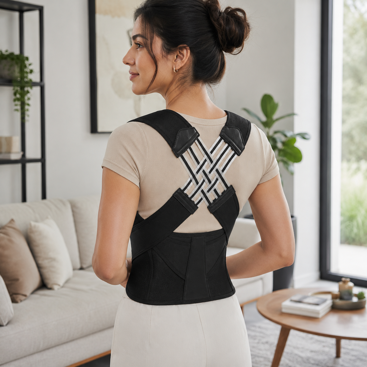 Verstellbare Rückenstütze | Ergonomische Haltungskorrektur