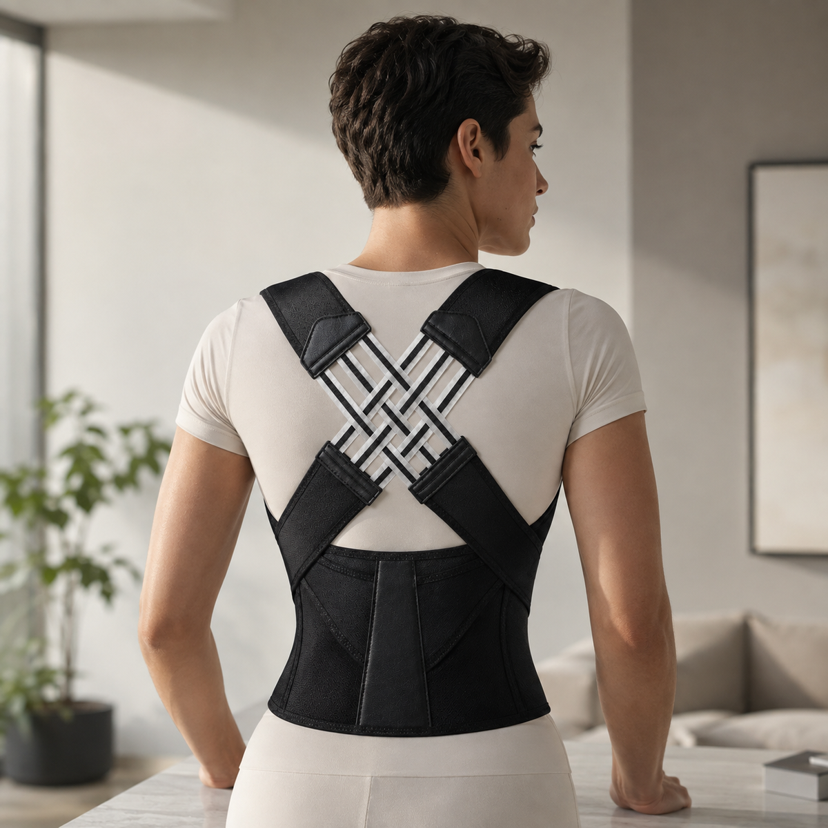 Verstellbare Rückenstütze | Ergonomische Haltungskorrektur