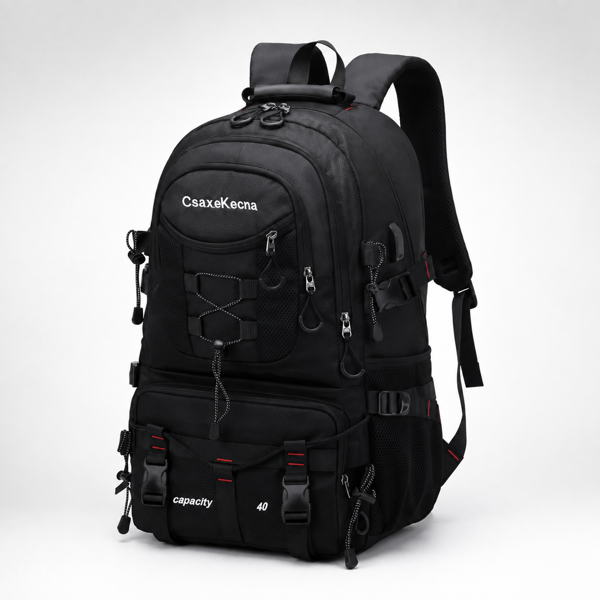 Camp Basel | BergTrail Pro 40L Wanderrucksack mit USB-Anschluss