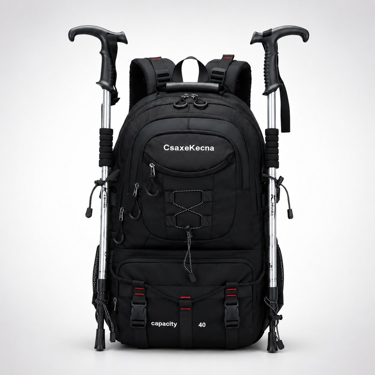 Camp Basel | BergTrail Pro 40L Wanderrucksack mit USB-Anschluss